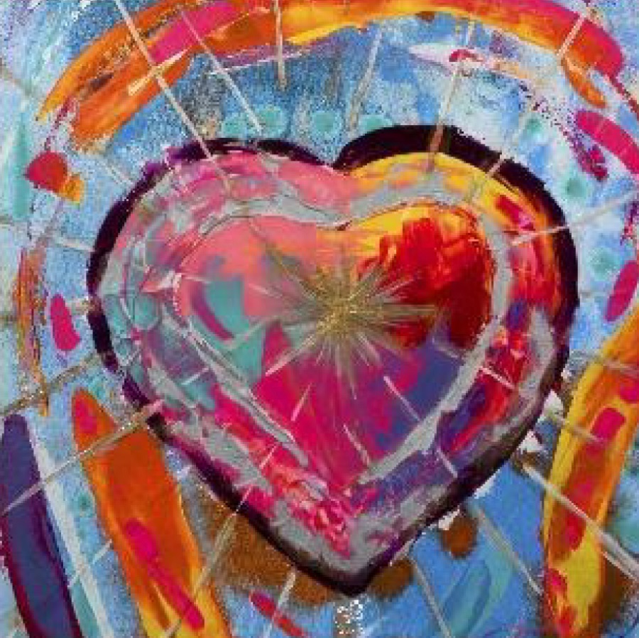 Detalle de Corazón iluminado